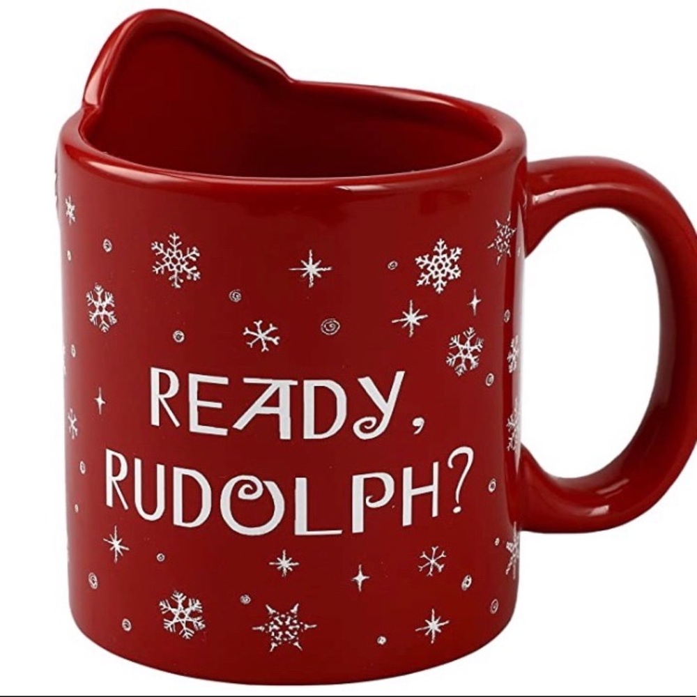 Rudolph and Santa with Bumble Mugs - Picture 5 of 6